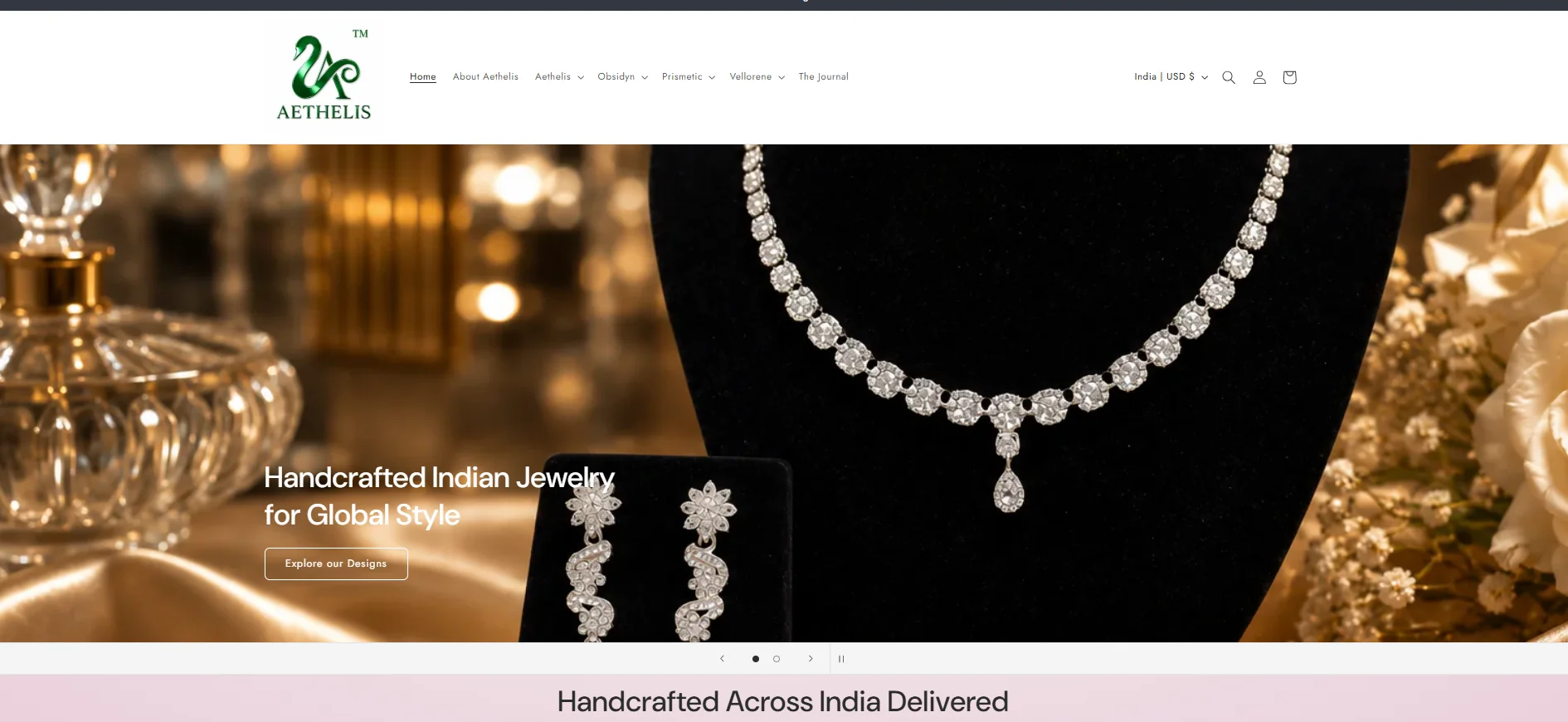 Aethelis Jewels Shopify Store