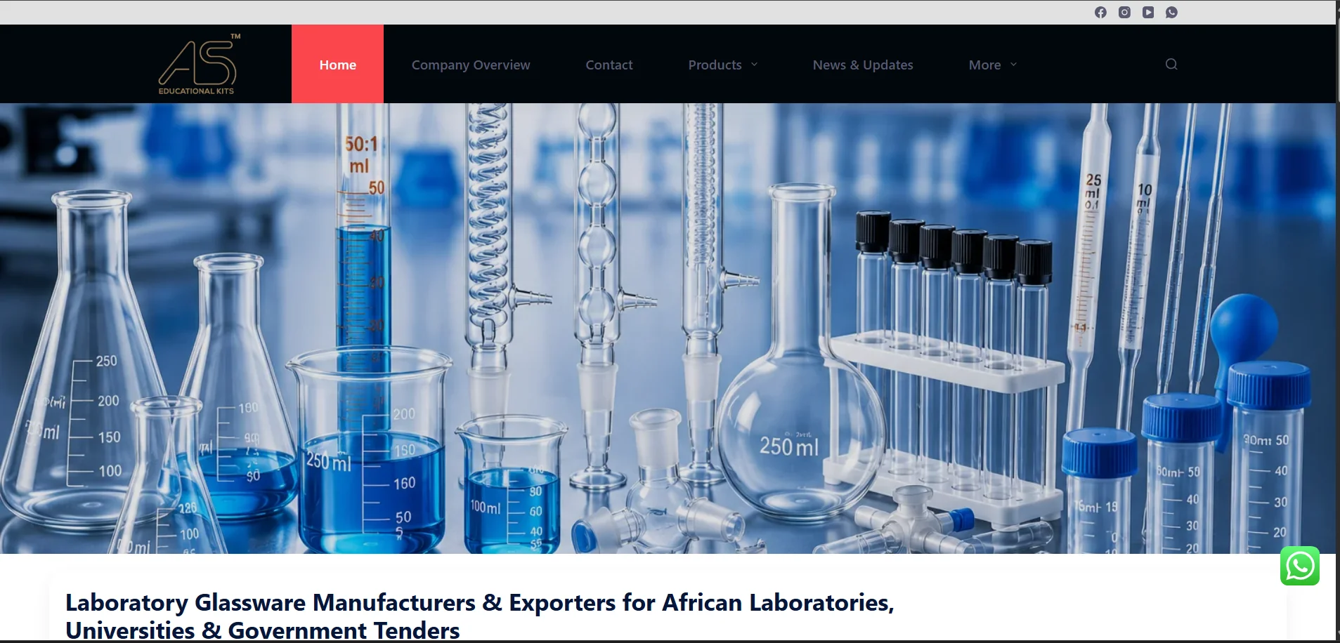 Laboratory Glassware Website